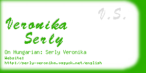 veronika serly business card